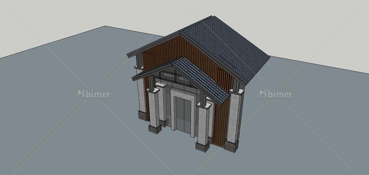 建筑构件-门头(81248)su模型下载