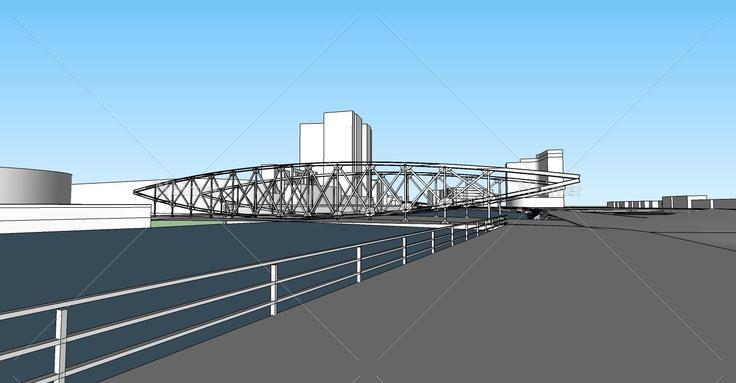 景观-大桥(73075)su模型下载