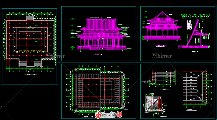 一些古建cad完整图纸