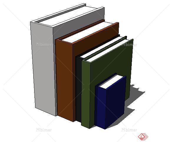 设计素材之书籍设计SU模型[原创]