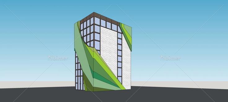 现代小建筑(82081)su模型下载