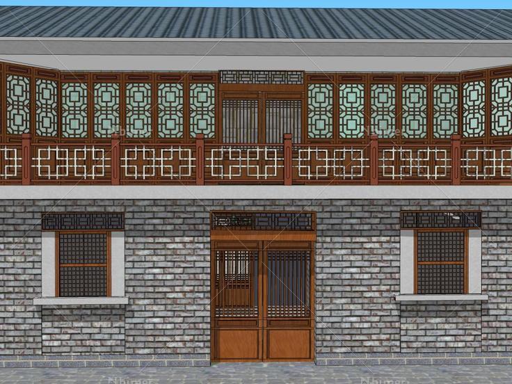 住宅，中式风格，2层