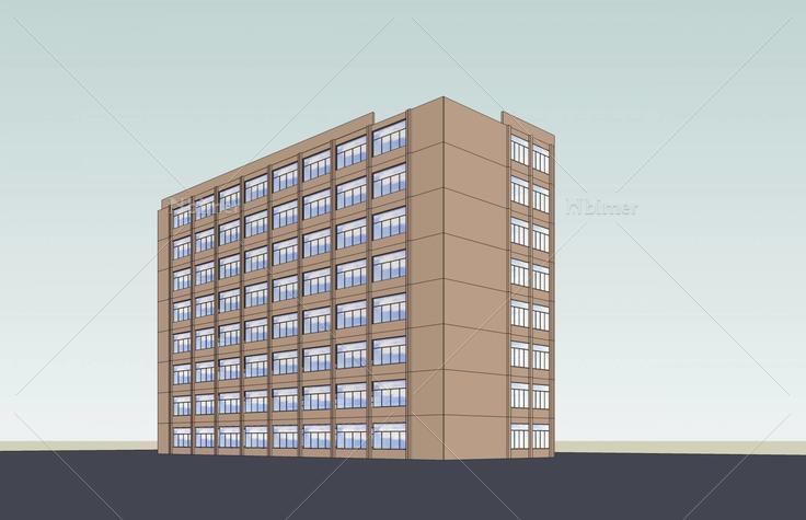 现代小高层办公楼(47942)su模型下载