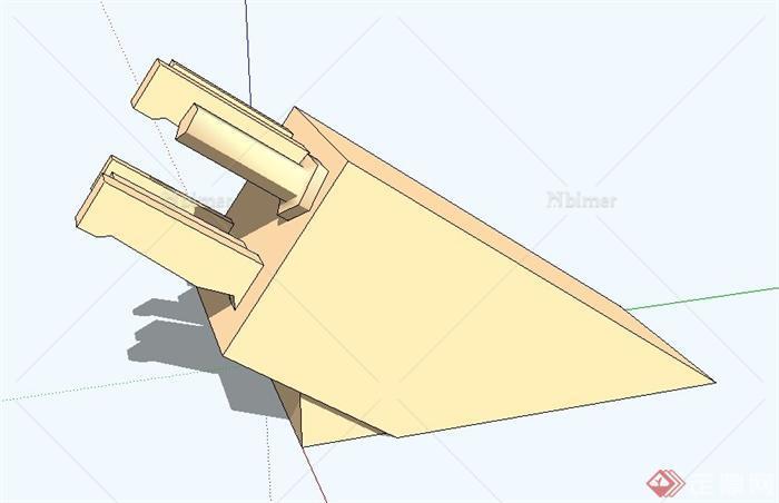 菜刀盒子su模型