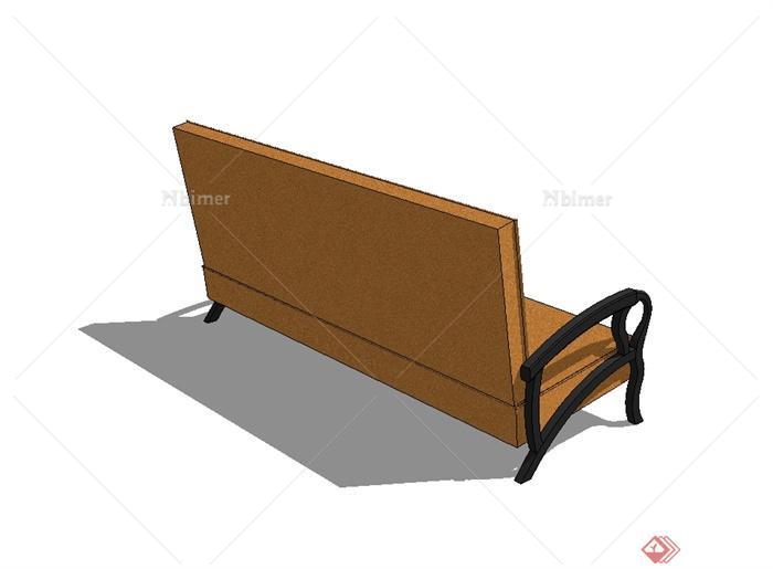 某现代风格休闲沙发椅设计SU模型[原创]