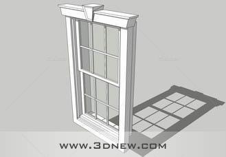 欧式窗户SketchUp模型组件