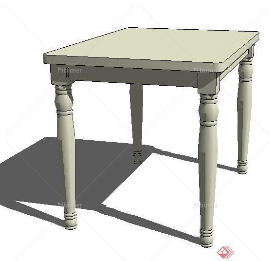 设计素材之家具 桌子设计方案su模型4