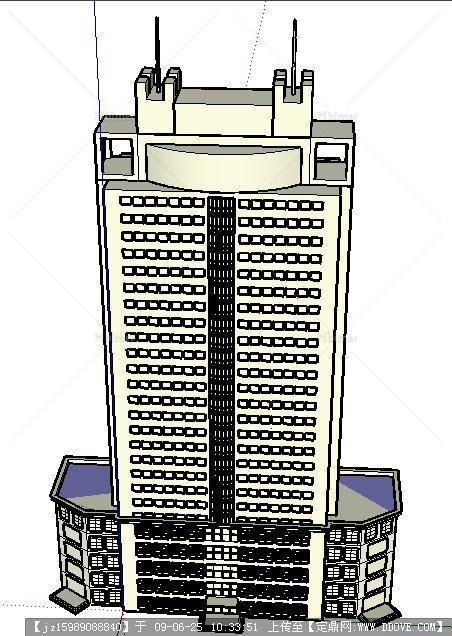 住宅建筑高楼SU模型