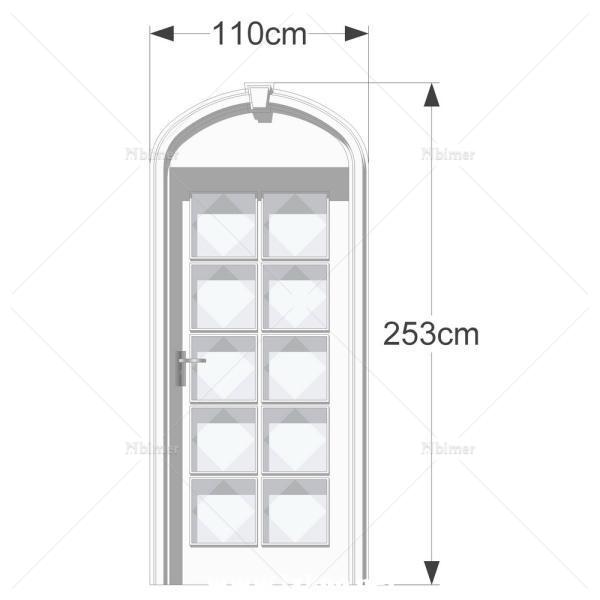 装饰工程-单开门-Single Door-006