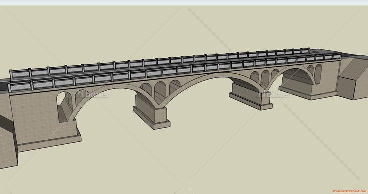 几座桥的简模（附图），可下载，帮顶