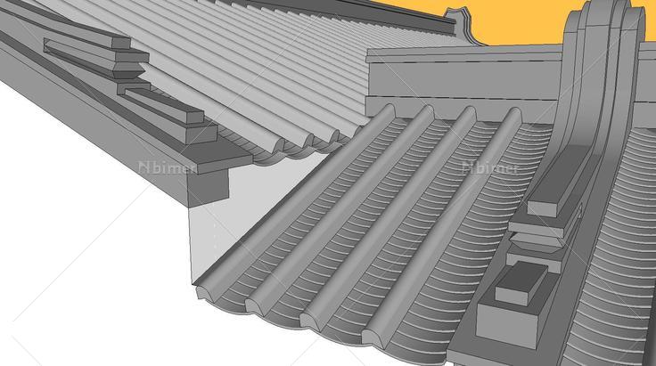 潮汕传统民居建筑(96615)su模型下载