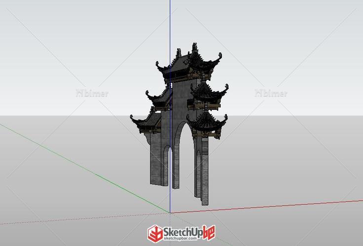 自创某景区大门