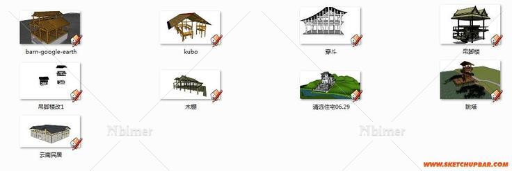 急求吊脚楼资料或者带元素的模型！（已解决）