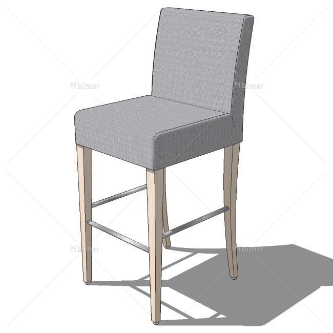 某现代风格多种不同的吧台椅设计su模型[原创]