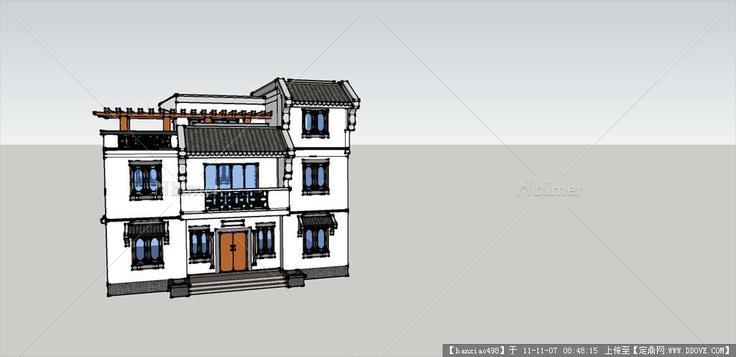 古建别墅（SketchUp）模型