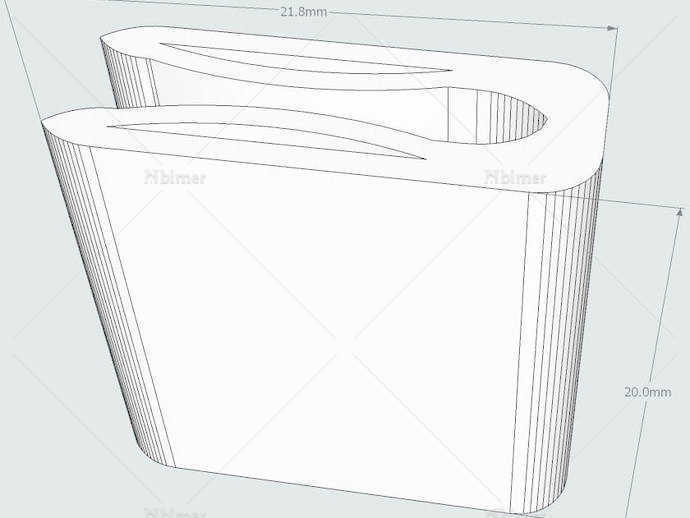 用于保护金属片边缘锋利的塑料夹产品实物免费下