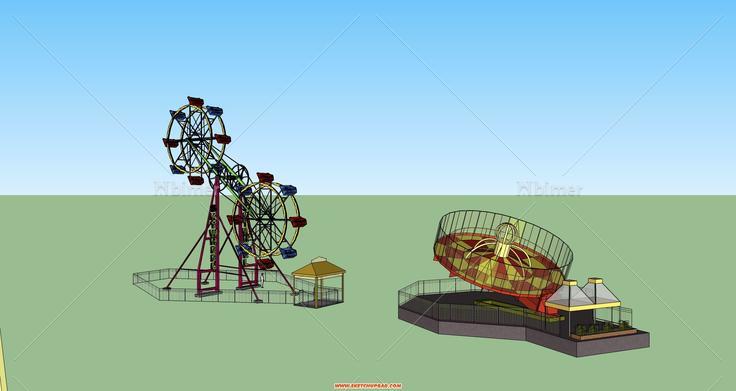 自己收集的游乐场模型，总有一个你用的上