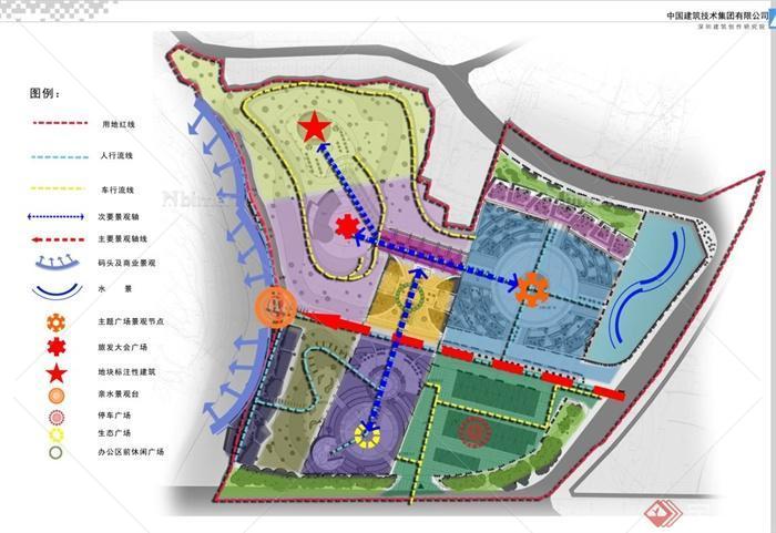 贵州某滨水旅游区规划设计概念分析方案（含SU）
