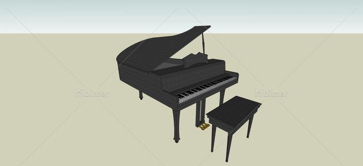 钢琴模型(58083)su模型下载
