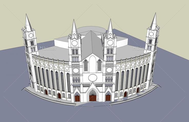 教堂(51423)su模型下载
