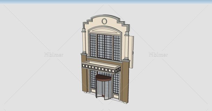 建筑构件-门头(79488)su模型下载