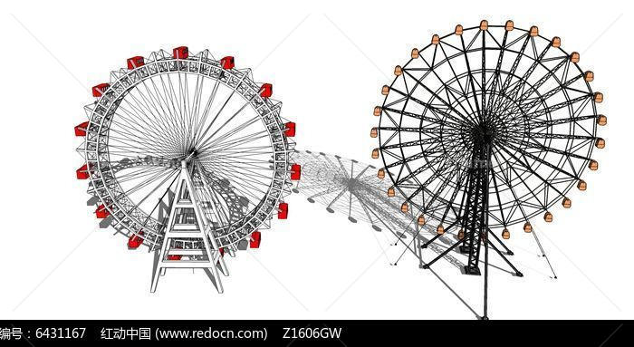 2款摩天轮模型