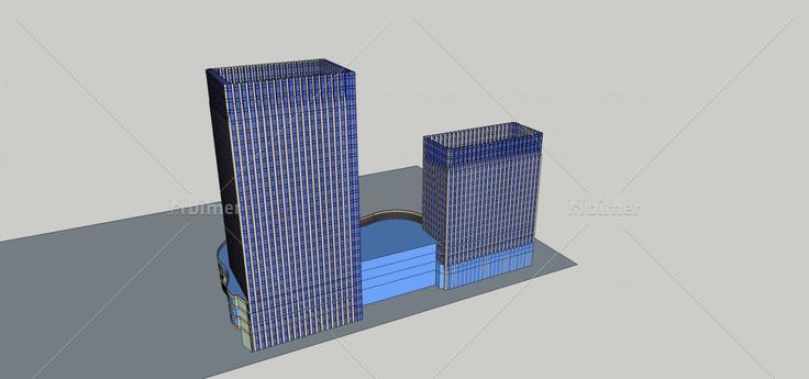 影视中心综合楼(70964)su模型下载