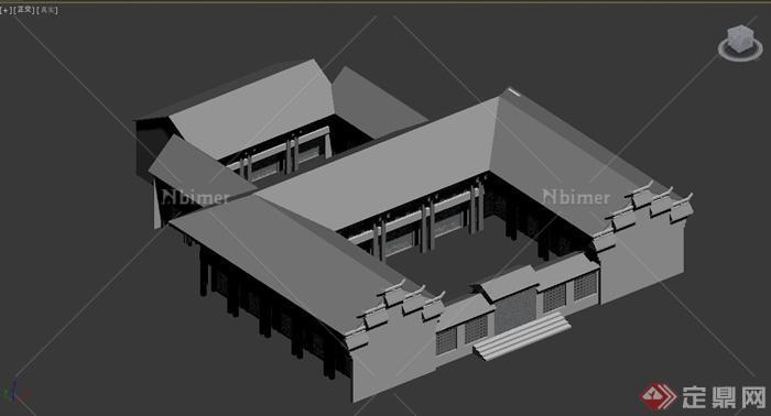 某古中式建筑设计3DMAX模型