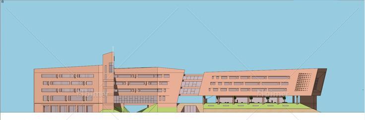 厦门乐安中学艺术楼投标方案(83485)su模型下载