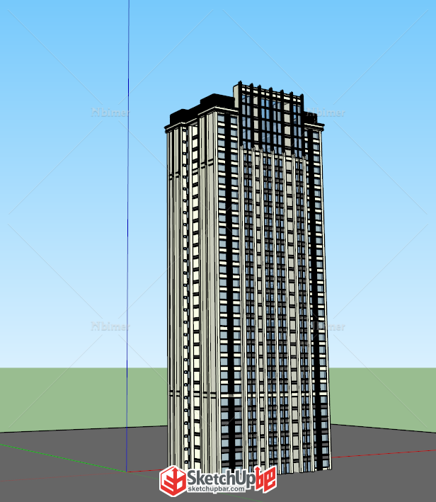 建得很细的一个住宅模型