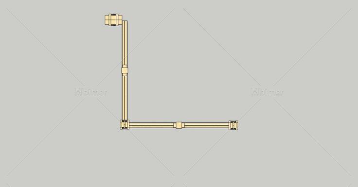 建筑构件-围墙(69514)su模型下载