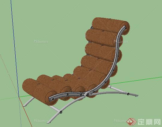 园林景观之现代风格座椅设计su模型31