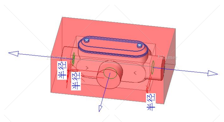 铁质导管体T形