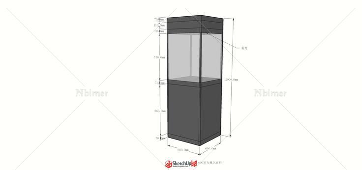 展览拍卖会专用各尺寸展柜