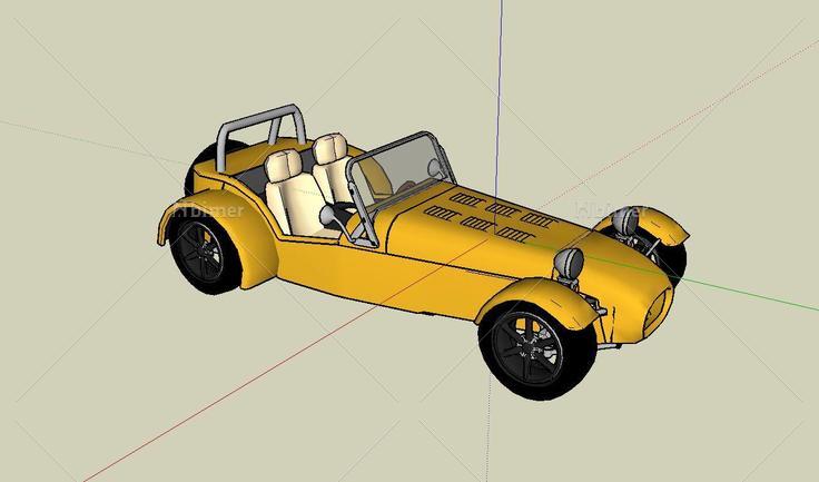 青蛙车(140035)su模型下载