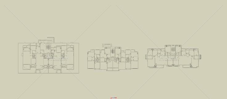 7层 1梯2户型 欧式风格 住宅楼（带平面图）