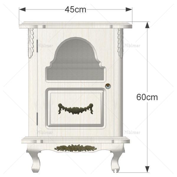 柜子-床头柜-Nightstand-051