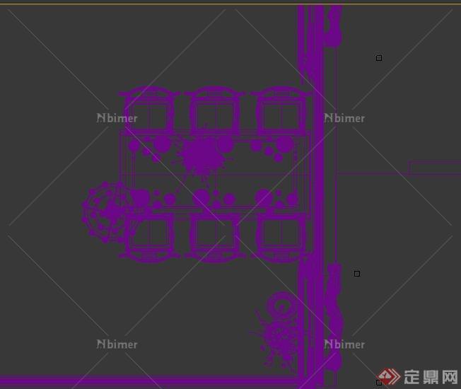 某新中式别墅空间餐厅装修3DMAX模型