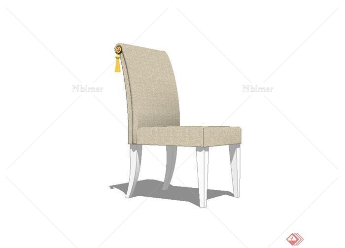 现代风格室内椅子设计su模型