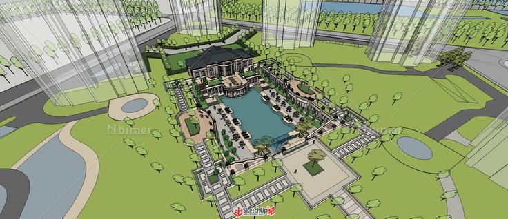 一个会所建筑
