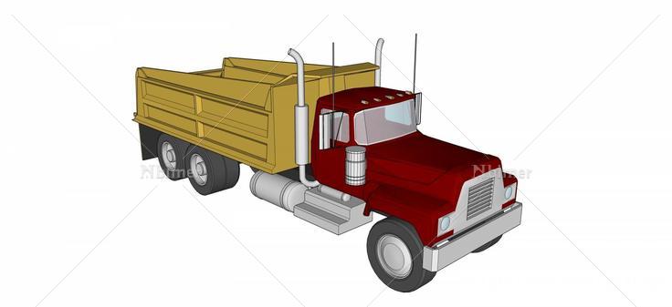 货车模型(58068)su模型下载