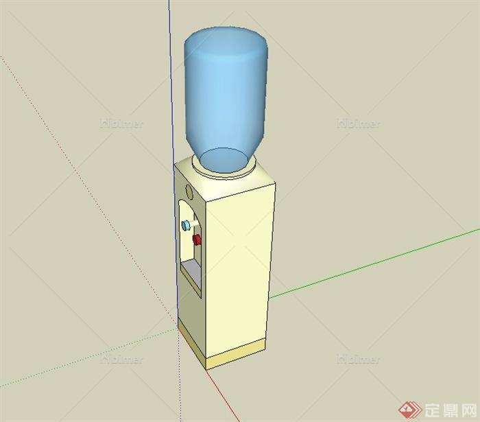饮水机设计su模型