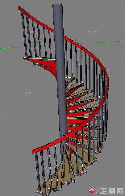 多个楼梯设计su模型