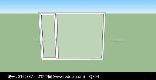 白色床架窗