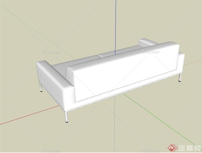 某办公室沙发设计su模型[原创]