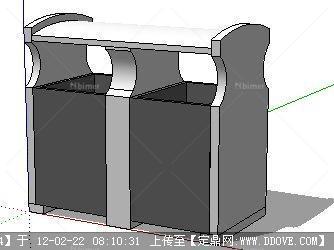 垃圾箱su模型