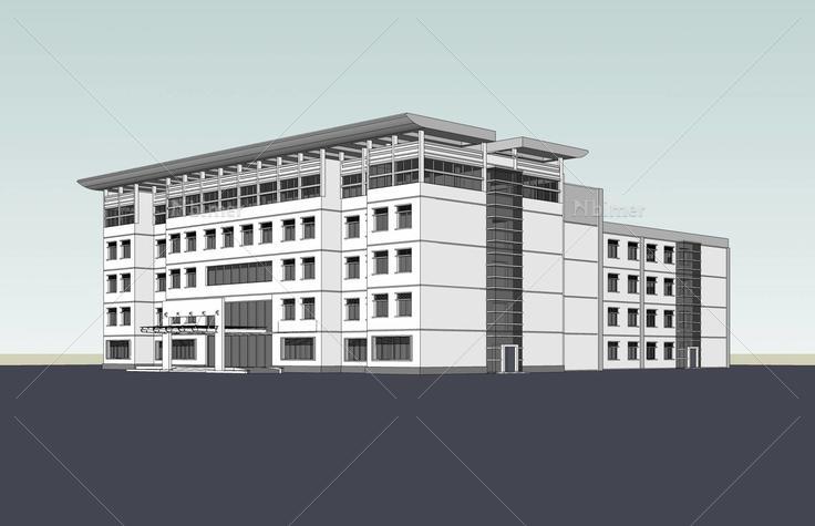 卫生院(47925)su模型下载