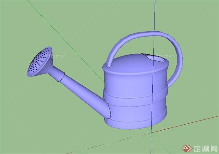 一个洒水壶设计SU模型素材