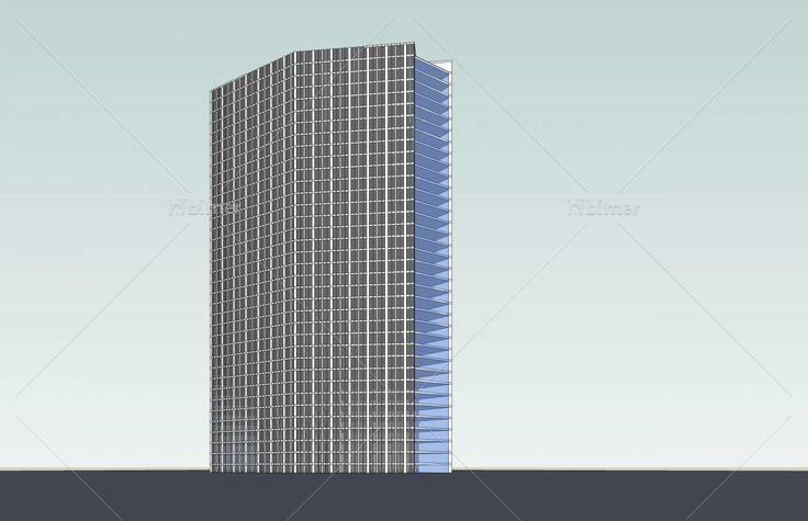 现代高层办公楼(53697)su模型下载