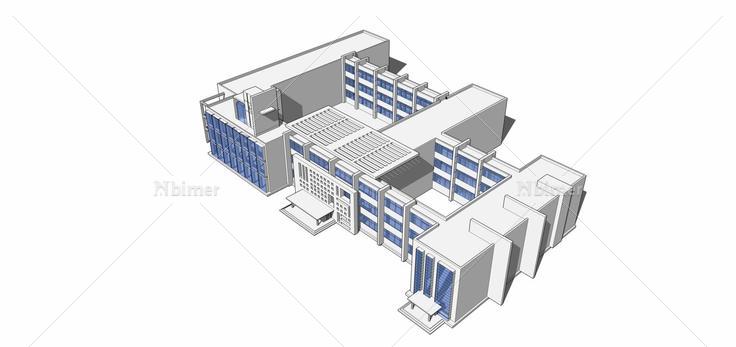 三层学校(111352)su模型下载